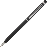 Touchscreen Stylus Twist Metal Pens in Black