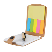 Branded Note Pads with sticky notes and index tabs are ideal for workplace merchandise