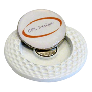 Fairway Golf Ball Markers in White