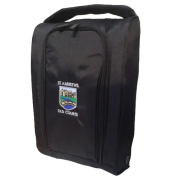 Nylon Golf Shoe Bags in Black