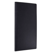 Black Stitched Ruled Medium Card Cover Notebooks from Total Merchandise