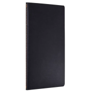Orange Stitched Ruled Medium Card Cover Notebooks from Total Merchandise