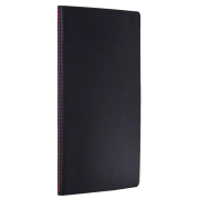 Red Stitched Ruled Medium Card Cover Notebooks from Total Merchandise