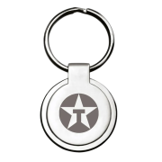 Classic Metal Round Keyrings