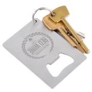 Custom Branded Metal Card Bottle Opener for Freshers Handouts