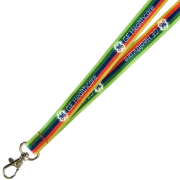 Custom Printed 15mm Full Colour Lanyards with a Logo from Total Merchandise