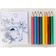 Promotional Colouring Pencil Picture Packs for Campaign Logos