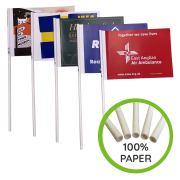 Eco Friendly Paper Hand Flags