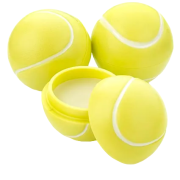 Promotional Lip Balm Balls in the Shape of Tennis Balls from Total Merchandise