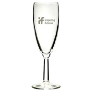 Promotional Champagne Flutes Custom Engraved with your Company Logo from Total Merchandise