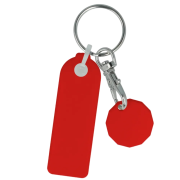 Printed locker tokens for gym merchandise colours