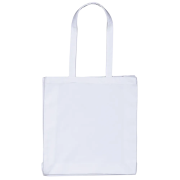 8oz White Canvas Tote Bag with Gusset