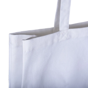 8oz White Canvas Tote Bag with Gusset
