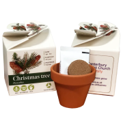These promotional Tiny Christmas Terracotta Cubes will look great printed with your logo!