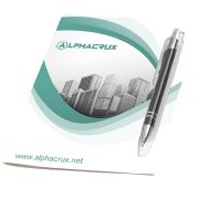 Corporate Greeting Cards with Branded Metal Pens