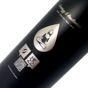 Example of Engraved Logo on Branded 750ml Metal Water Bottles in Black by Total Merchandise