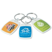 Corporate Branded Recycled Keyrings with Your Logo from Total Merchandise