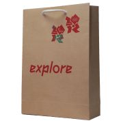 Branded Kraft Paper Carrier Bags with your Logo