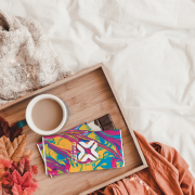 Life style image of the Express Chocolate Bars with a promotional logo printed