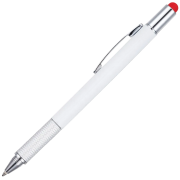 Multitool Pens in White/Red