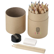 26 Piece Pencil Set Tube in Natural