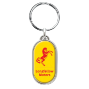 Custom branded keychains for company merchandise