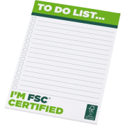 Printed A5 Desk Notepads branded with your marketing design from Total Merchandise