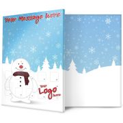 Snowman Design Corporate Branded Advent Calendars UK Printed with a Logo by Total Merchandise