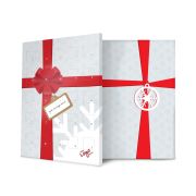 Christmas Bow Design Branded Advent Calendars UK Printed with a Logo by Total Merchandise