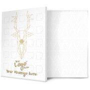 Geometric Deer Design UK Advent Calendars Printed with a Logo by Total Merchandise
