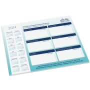 Printed Calendar Pads for Company Stationery