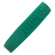 Promotional Embossed Silicone Wristbands with your design from Total Merchandise