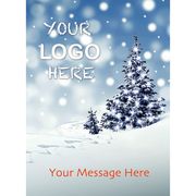 Snowy Scene Design Custom Printed Advent Calendars from Total Merchandise