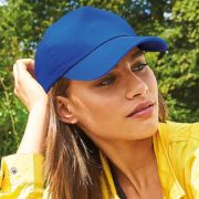 Promotional Beechfield Authentic 5 Panel Caps in Bright Royal Blue from Total Merchandise