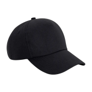 Custom printed Beechfield Authentic 5 Panel Caps in Black from Total Merchandise
