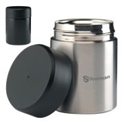 Silver Branded Food Flask