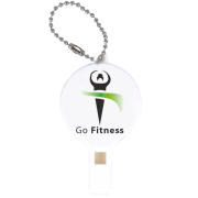 Promotional Recycled Plastic Whistle Keychains for Giveaways