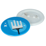Promotional 45mm Circle Plastic Button Badges