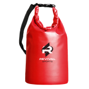 Custom Branded Waterproof Dry Bags in Red Printed with a Logo by Total Merchandise