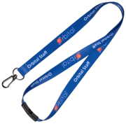 UK Fast Track Lanyards with Japan Clip & Safety Break Printed with a Design by Total Merchandise