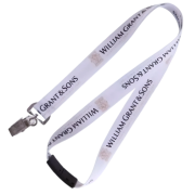 Promotional Eco-friendly Lanyards Express Printed in the UK with Crocodile Clip & Safety Break