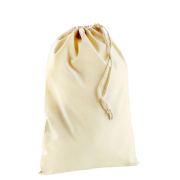 UK Printed Large Cotton Stuff Bag in Natural from Total Merchandise