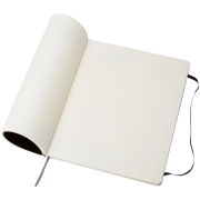 Promotional Moleskine Soft Cover Ruled XL Notebook with ruled pages by Total Merchandise