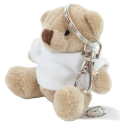 8cm Tubby Bear Keyrings with T-Shirt