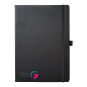 Collaborative Albany A4 Notebooks are spot colour printed or embossed by Total Merchandise.