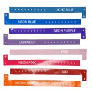 Promotional Vinyl Wristbands In A Range Of Colours