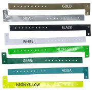 Printed Wristbands In A Range Of Colours