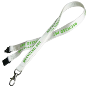 Promotional 15mm RPET Flat Polyester Lanyards