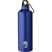 770ml Oregon Metal Sports Bottle with Carabiner in Blue