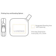 Custom branded black matte power bank